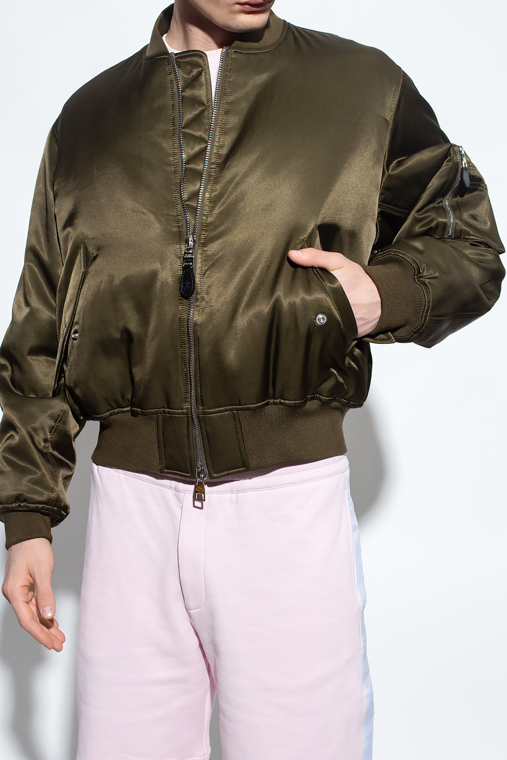 Alexander mcqueen clearance bomber jacket